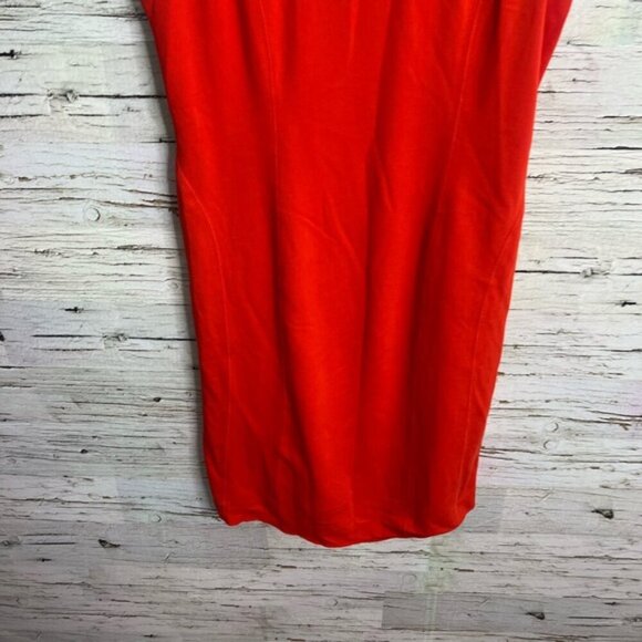 Banana Republic Orange Sheath Midi Dress Cocktail - Picture 2 of 7